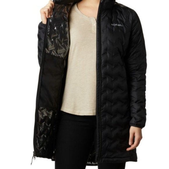 Columbia Black Quilted Pea Coat - Picture 4 of 8